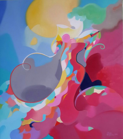 80x90 cm Tüab - Olga Grafova Dilek