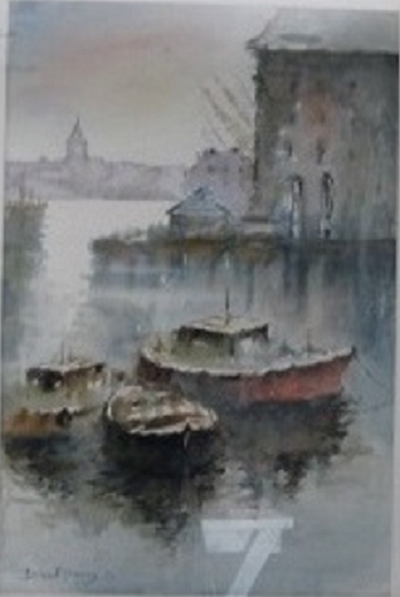 Dilşad ATASOY Düşümde Su İzleri Sb 65x83 cm 3000 tl