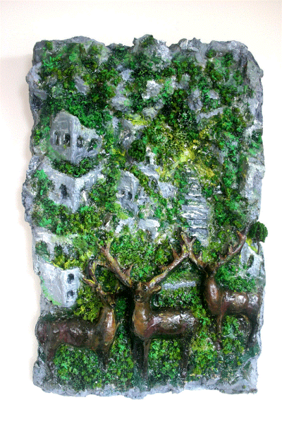 İnsanlıktan Sonra, 35x50x10 cm, Reçine, Polyester, Karışık Teknik